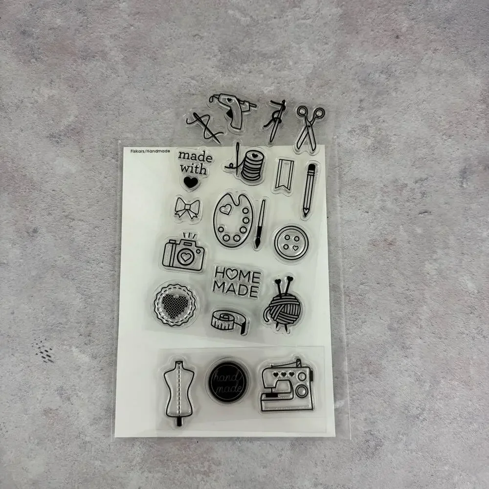 Lot of 6 Stamps Background Scrapbooking Circle Photo Studio Calico Hero Arts